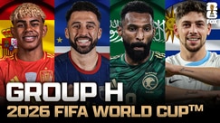 Group H: Spain, Cape Verde, Saudi Arabia and Uruguay | 2026 FIFA World Cup Draw