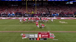 Jayden Fielding misses 27-yard FG, Ohio State trails 13-10 against Indiana in Big Ten Championship