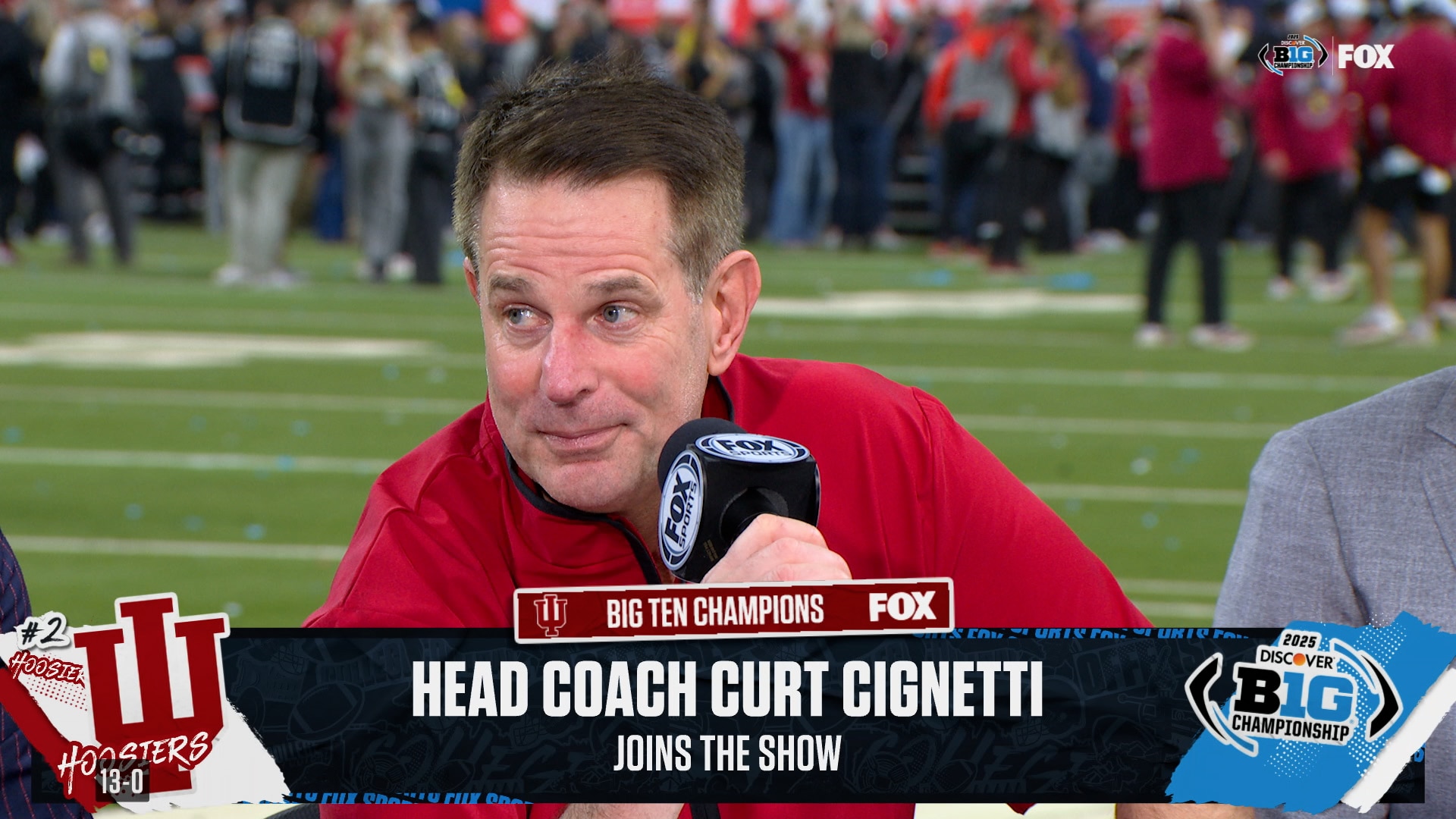 Curt Cignetti on Indiana WINNING Big Ten Championship: 'It Was A Gutty Win' | FOX College Football