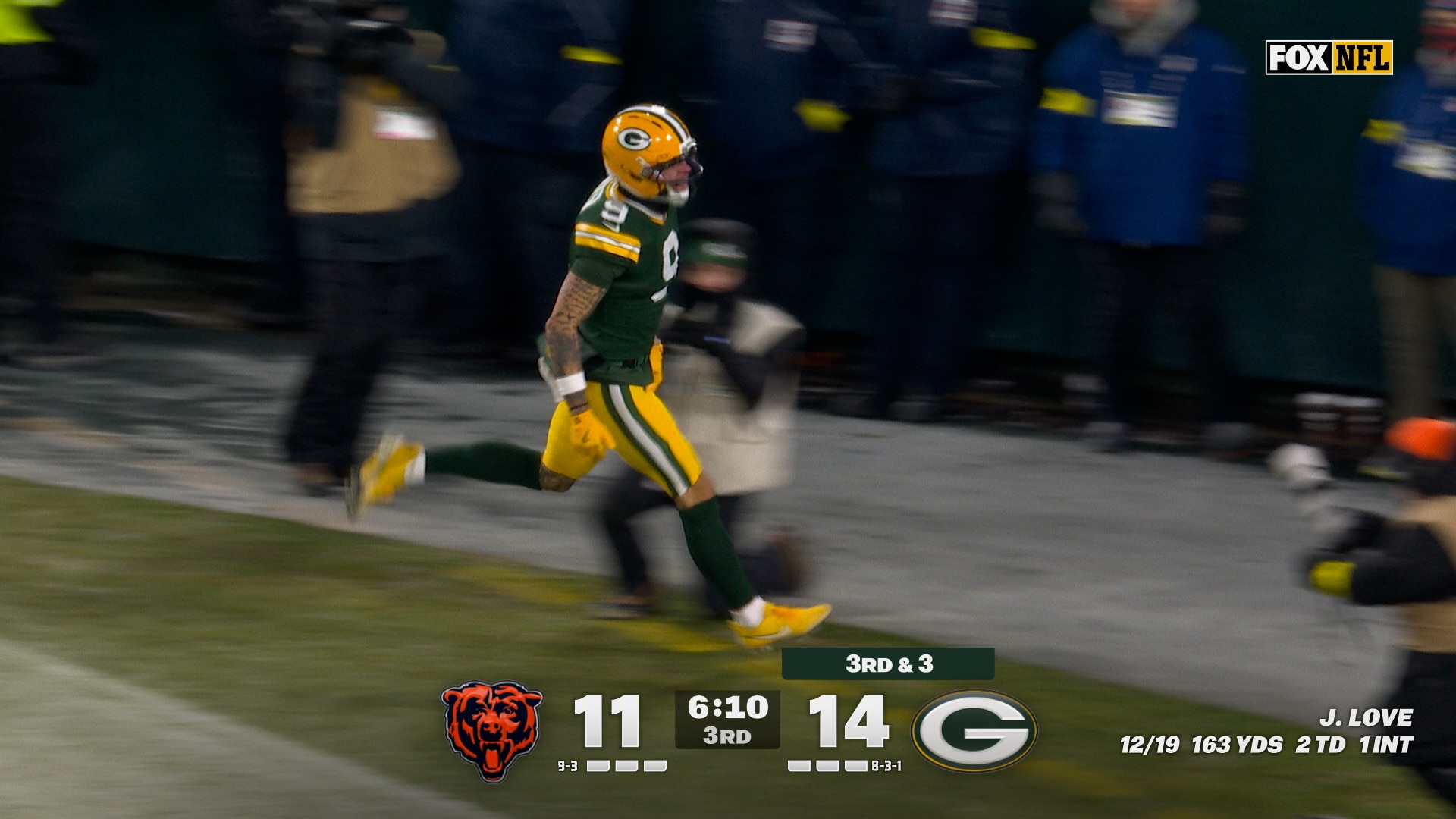 Jordan Love finds Christian Watson for his Second TD of the game, as Packers extend their lead over Bears