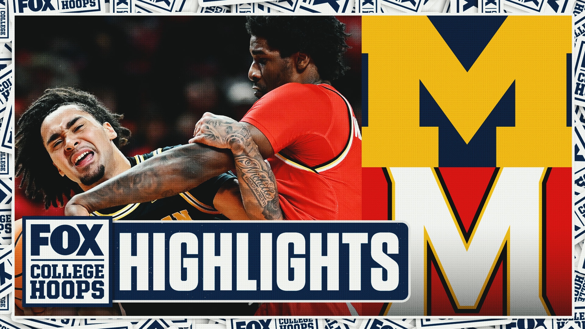 No. 2 Michigan Wolverines vs. Maryland Terrapins Highlights 🏀 FOX College Hoops