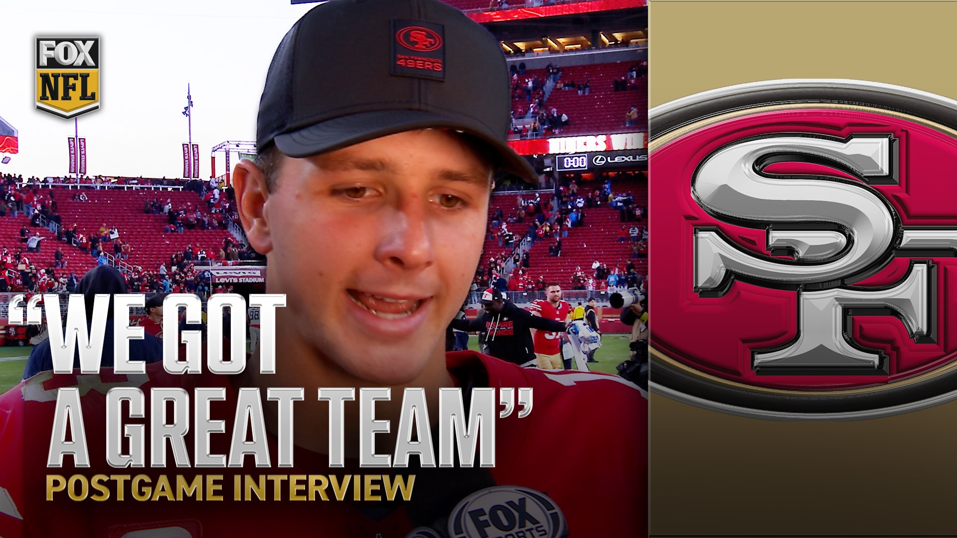 ‘Everyone did their jobs’ 🙌 Brock Purdy on 49ers' Week 15 Win Over Titans | NFL on FOX