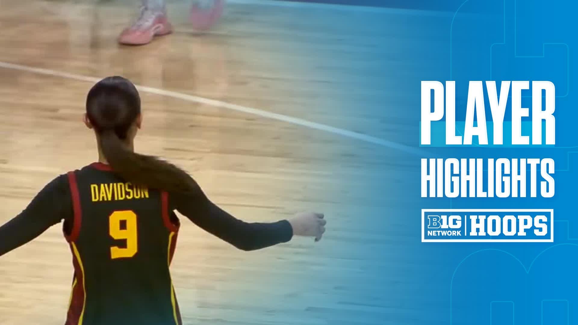 Jazzy Davidson vs. Nebraska - Game Highlights