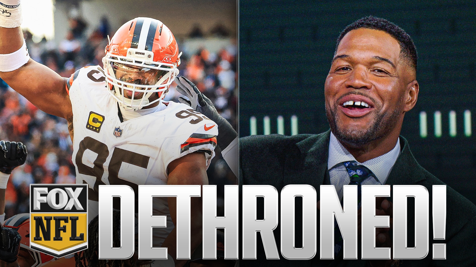 'I hold the record for 16-game season' 😂 Strahan on Myles Garrett breaking Single-Season Sack Record