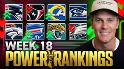 Tom Brady's Week 18 Power Rankings 🚨