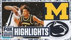 No. 2 Michigan Wolverines vs. Penn State Nittany Lions Highlights | FOX College Hoops