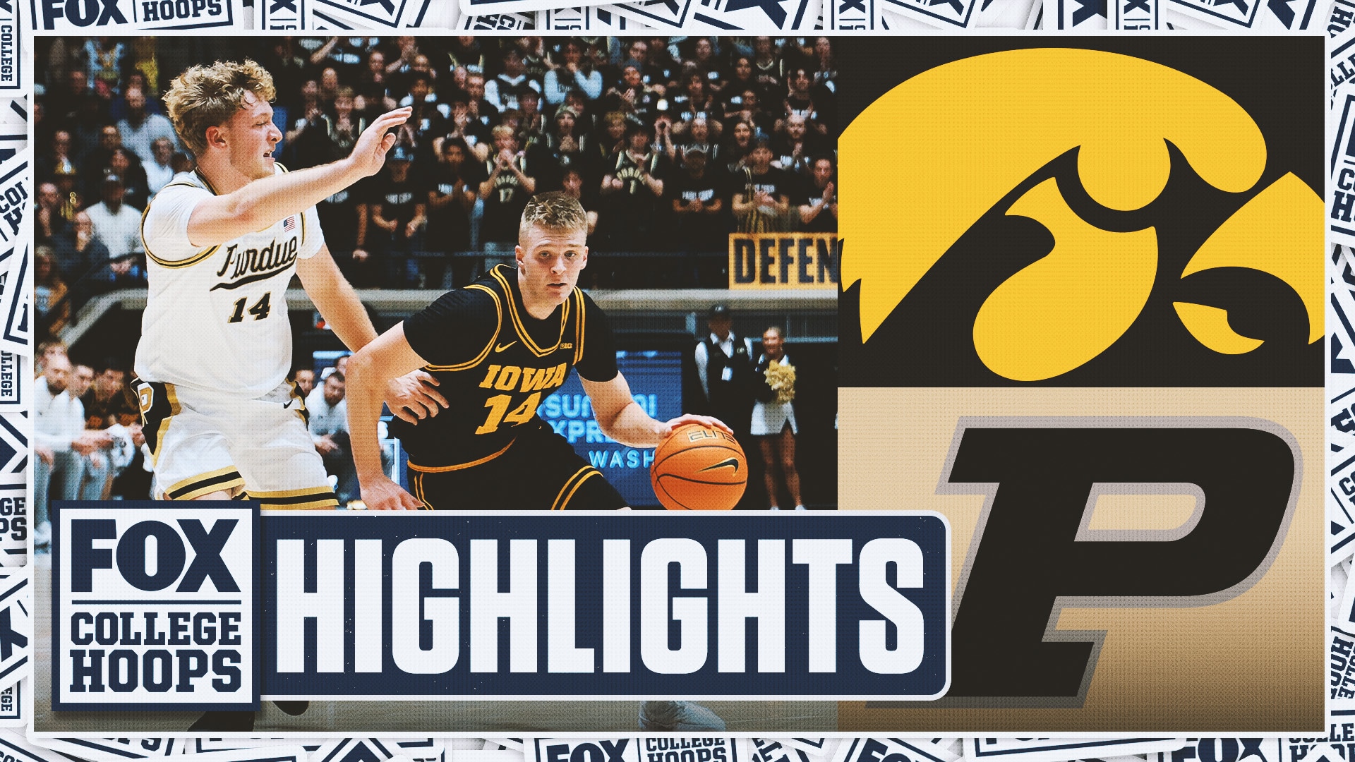 Iowa Hawkeyes vs. No. 5 Purdue Boilermakers Highlights 🏀 FOX College Hoops