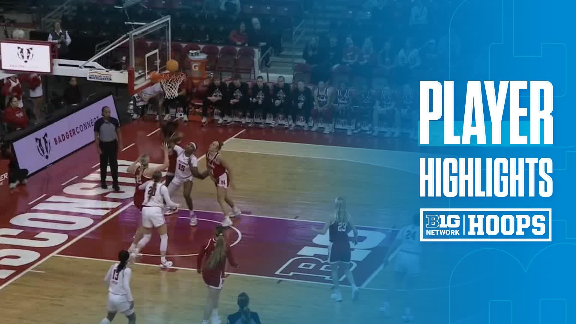Gift Uchenna Highlights vs. Nebraska | Wisconsin - 01/21/2026