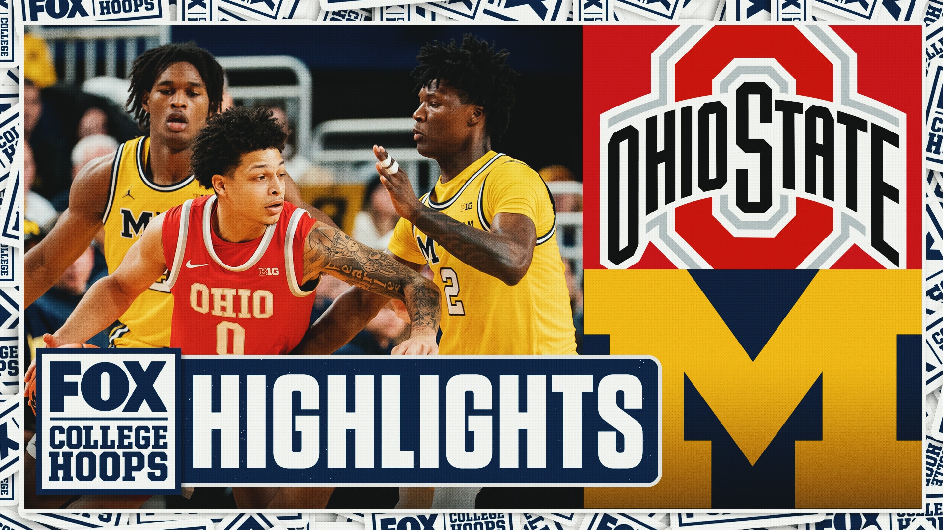 Ohio State Buckeyes vs. No. 3 Michigan Wolverines Highlights 🏀 FOX College Hoops