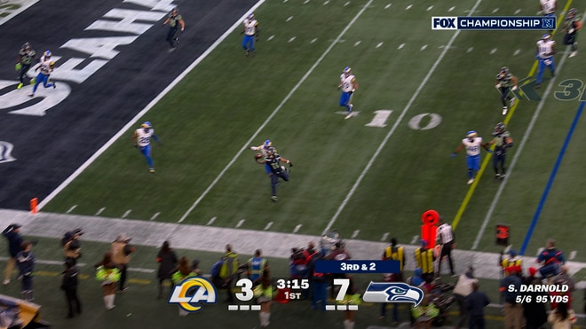 Seahawks' Jaxon Smith-Njigba makes INCREDIBLE one-handed catch vs. Rams | NFL Highlights