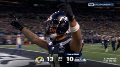 Sam Darnold finds Jaxon Smith-Njigba for a 14-yard TD to give Seahawks the lead over Rams | NFL Highlights