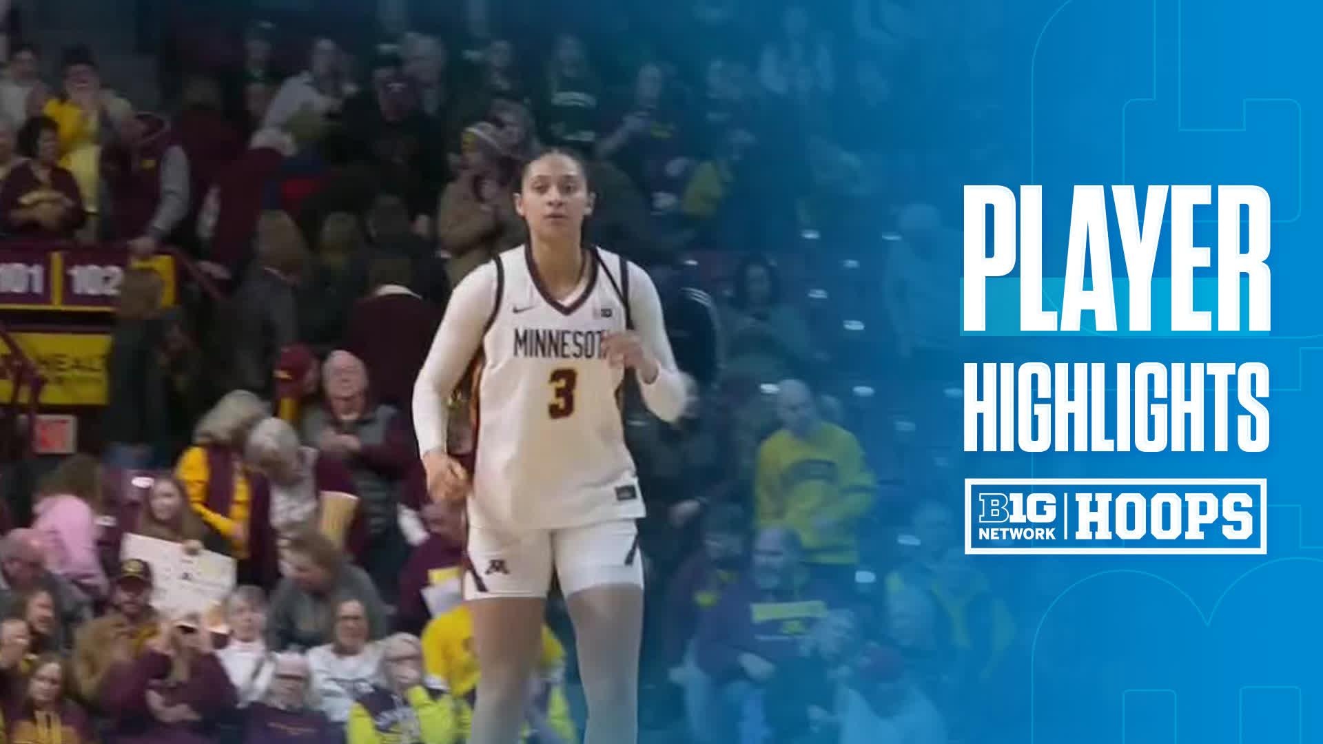 Amaya Battle Highlights vs. Purdue | Minnesota - 02/01/2026