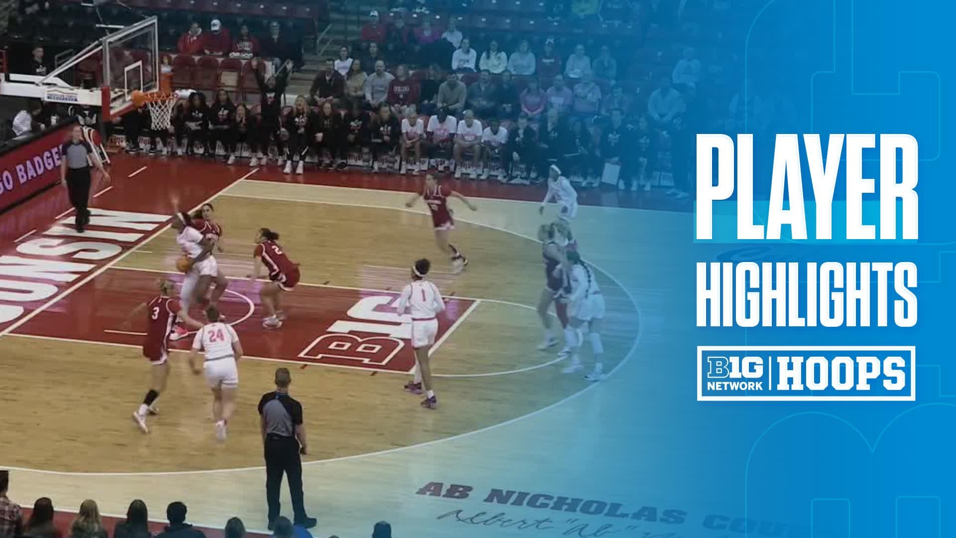 Destiny Howell Highlights vs. Indiana | Wisconsin - 02/04/2026