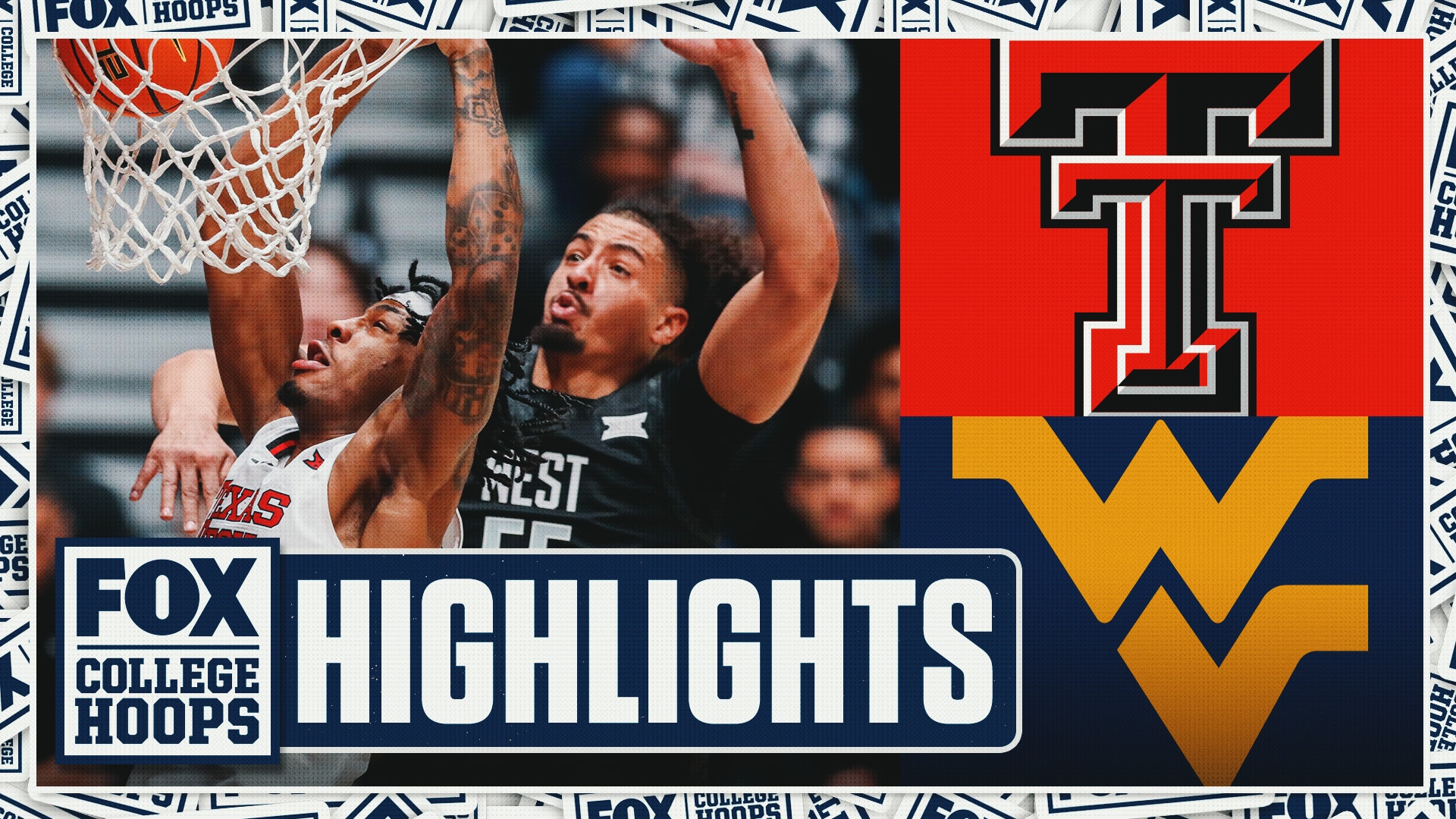 No. 13 Texas Tech Red Raiders vs. West Virginia Mountaineers Highlights 🏀 FOX College Hoops