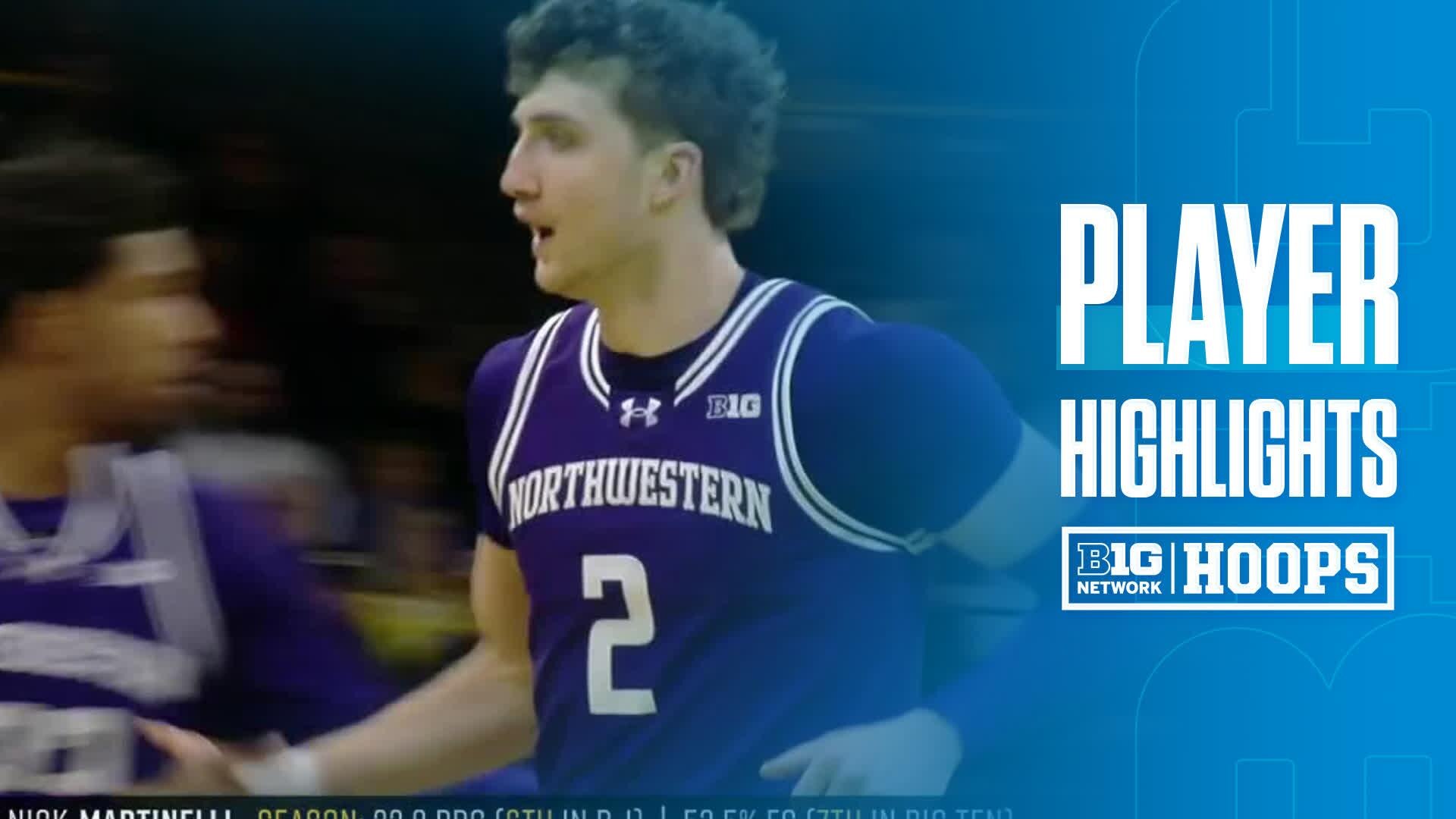 Nick Martinelli vs. Iowa Hawkeyes - Game Highlights