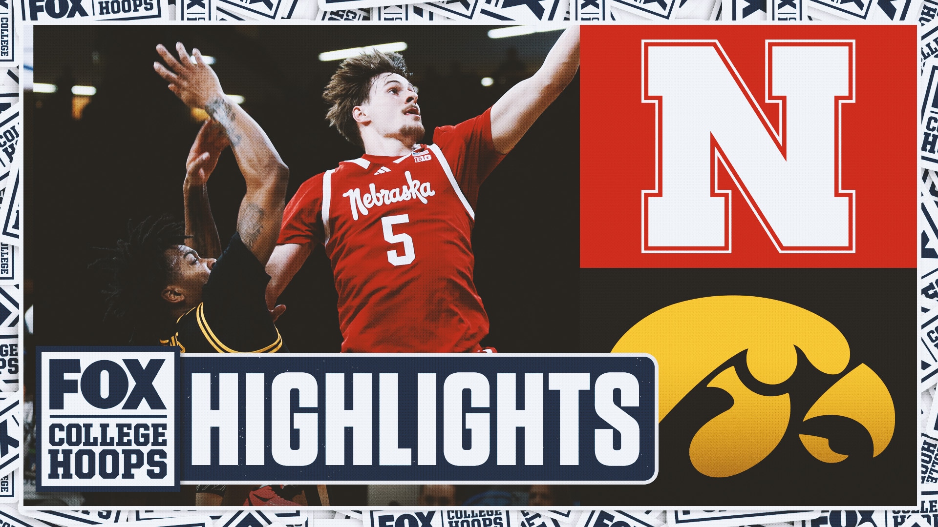 No. 9 Nebraska Cornhuskers vs. Iowa Hawkeyes Highlights 🏀 FOX College Hoops