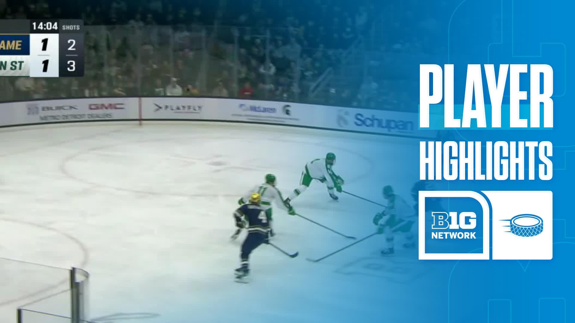 Cole Knuble vs. Michigan State Spartans - Game Highlights