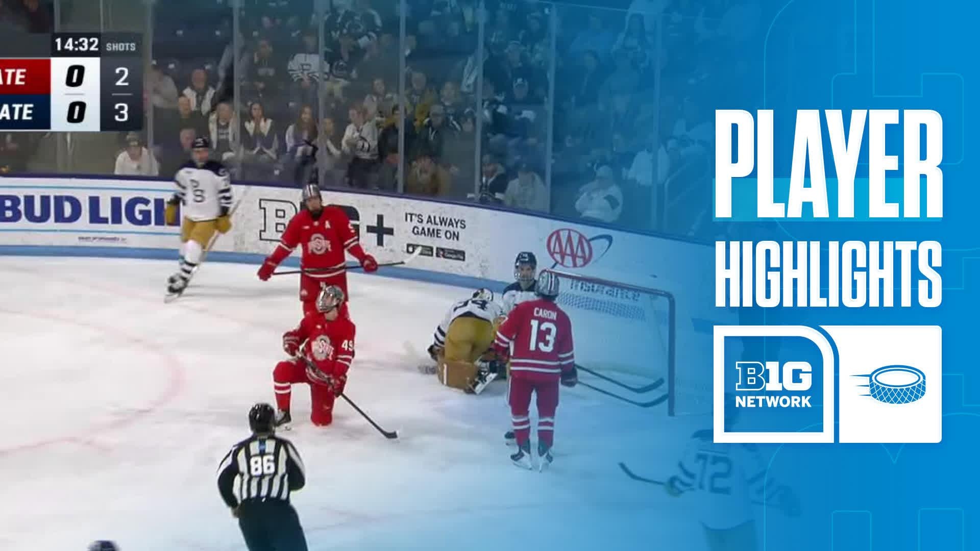 Felix Caron vs. Penn State Nittany Lions - Game Highlights