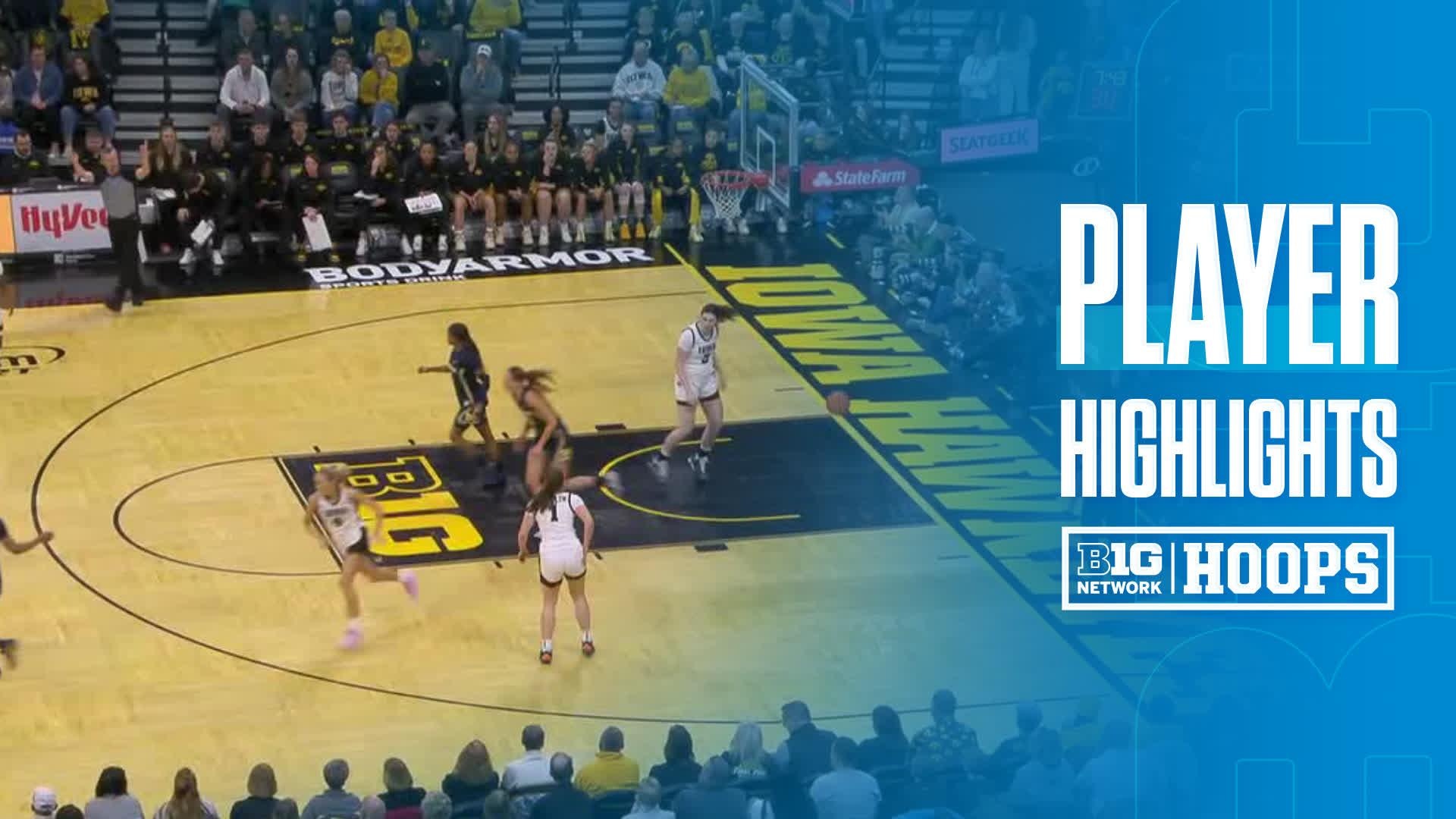 Olivia Olson Highlights vs. Iowa | Michigan - 02/22/2026