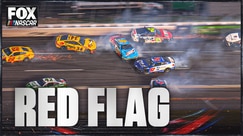 William Byron hits wall and Austin Cyndric, causing multiple-car crash and red flag on Lap 259