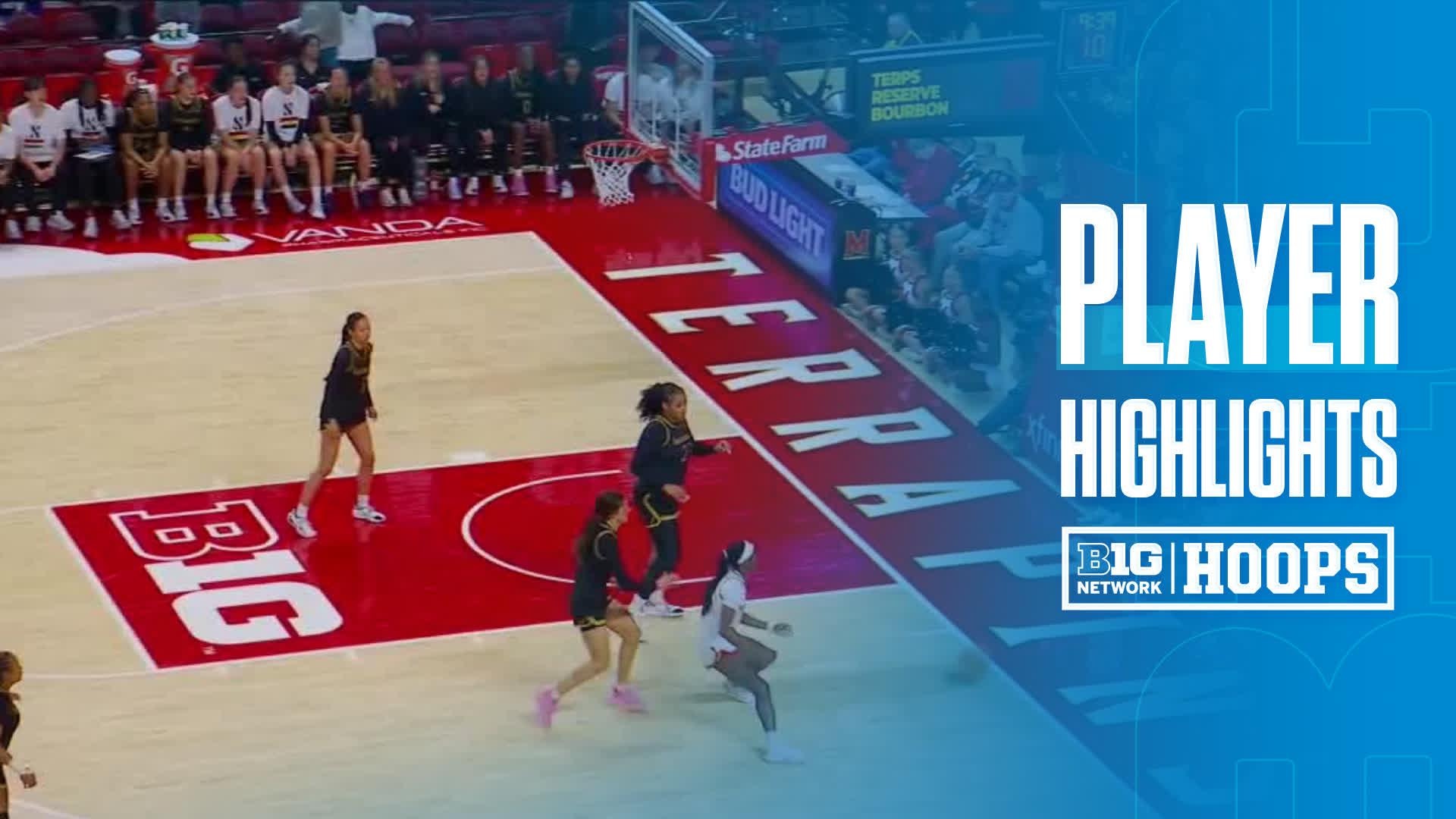 Oluchi Okananwa Highlights vs. Northwestern | Maryland - 02/25/2026