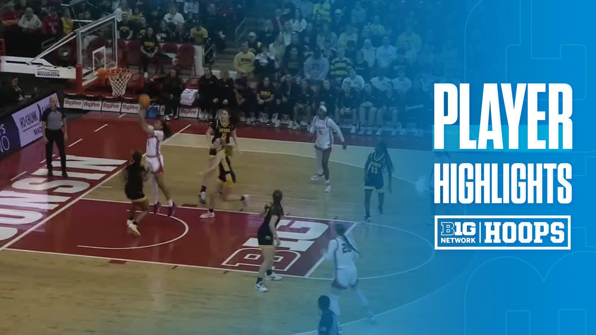 Destiny Howell Highlights vs. Iowa | Wisconsin - 03/01/2026
