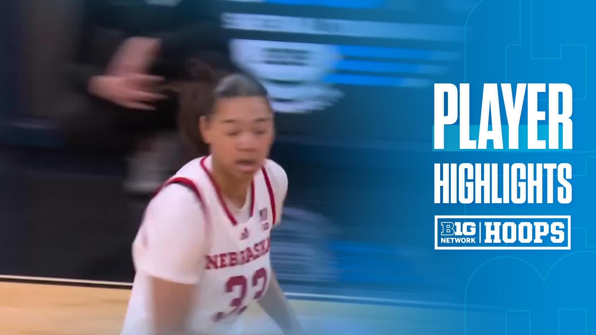 Amiah Hargrove Highlights vs. Indiana | Nebraska - 03/04/2026