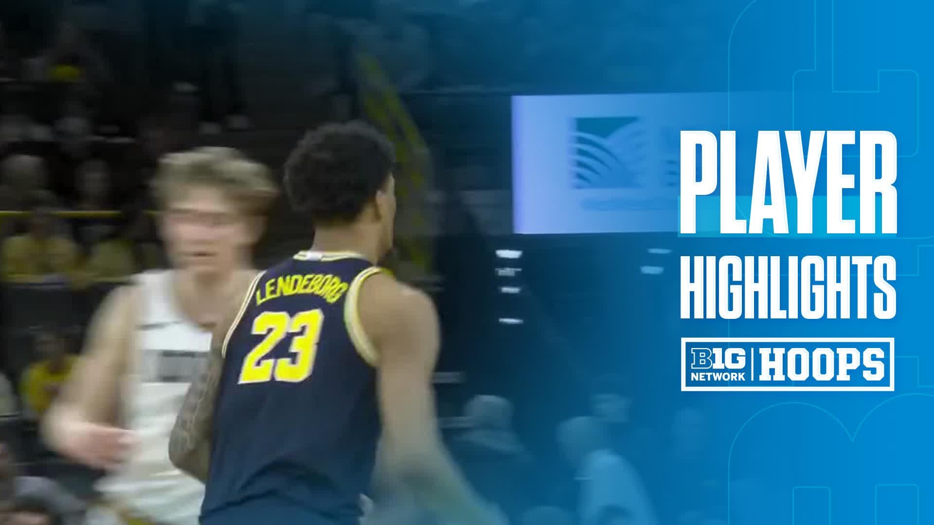 Yaxel Lendeborg vs. Iowa Hawkeyes - Game Highlights