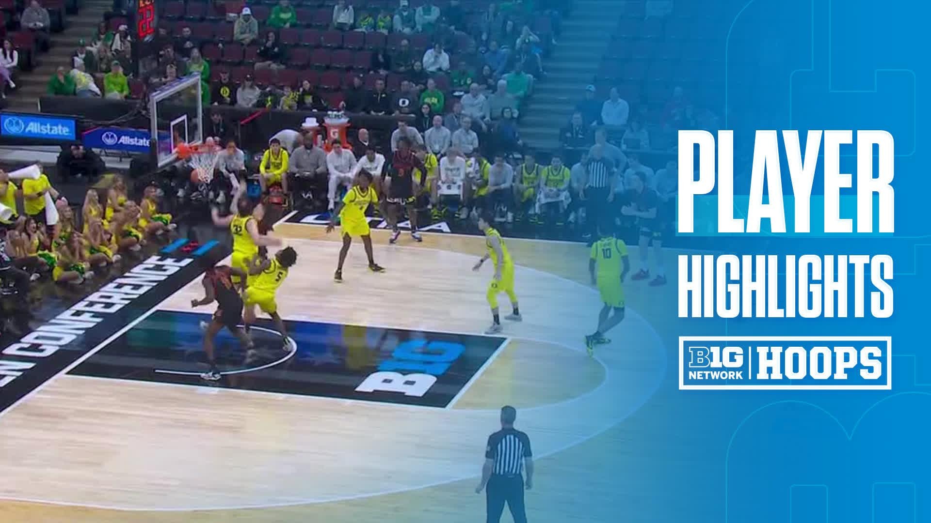 Nate Bittle vs. Maryland Terrapins - Game Highlights