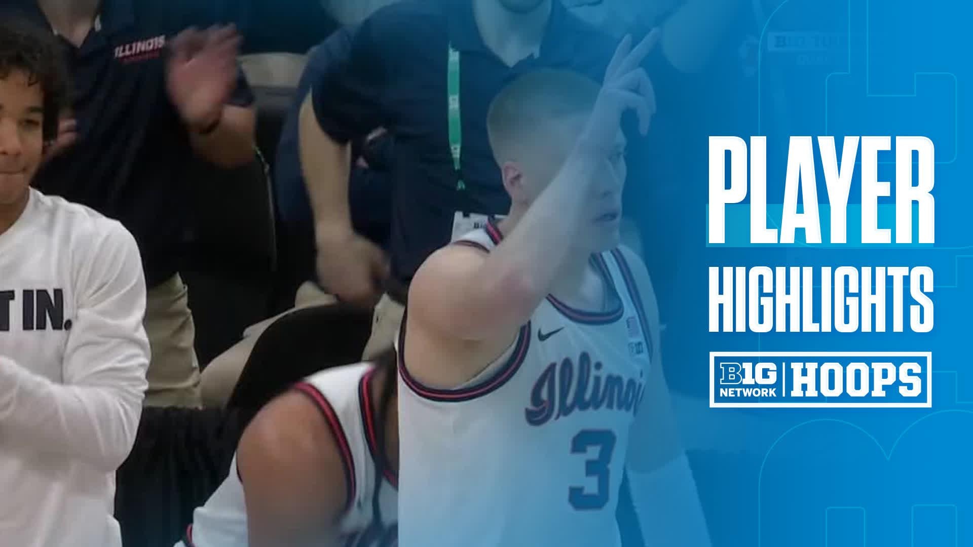 Keaton Wagler vs. Wisconsin Badgers - Game Highlights