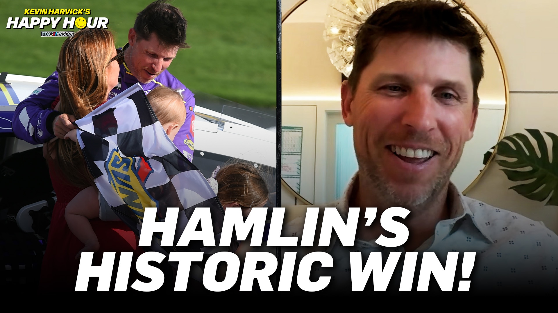 Denny Hamlin Opens Up About Emotional Vegas Win and Passing Kevin Harvick on All-Time Wins List