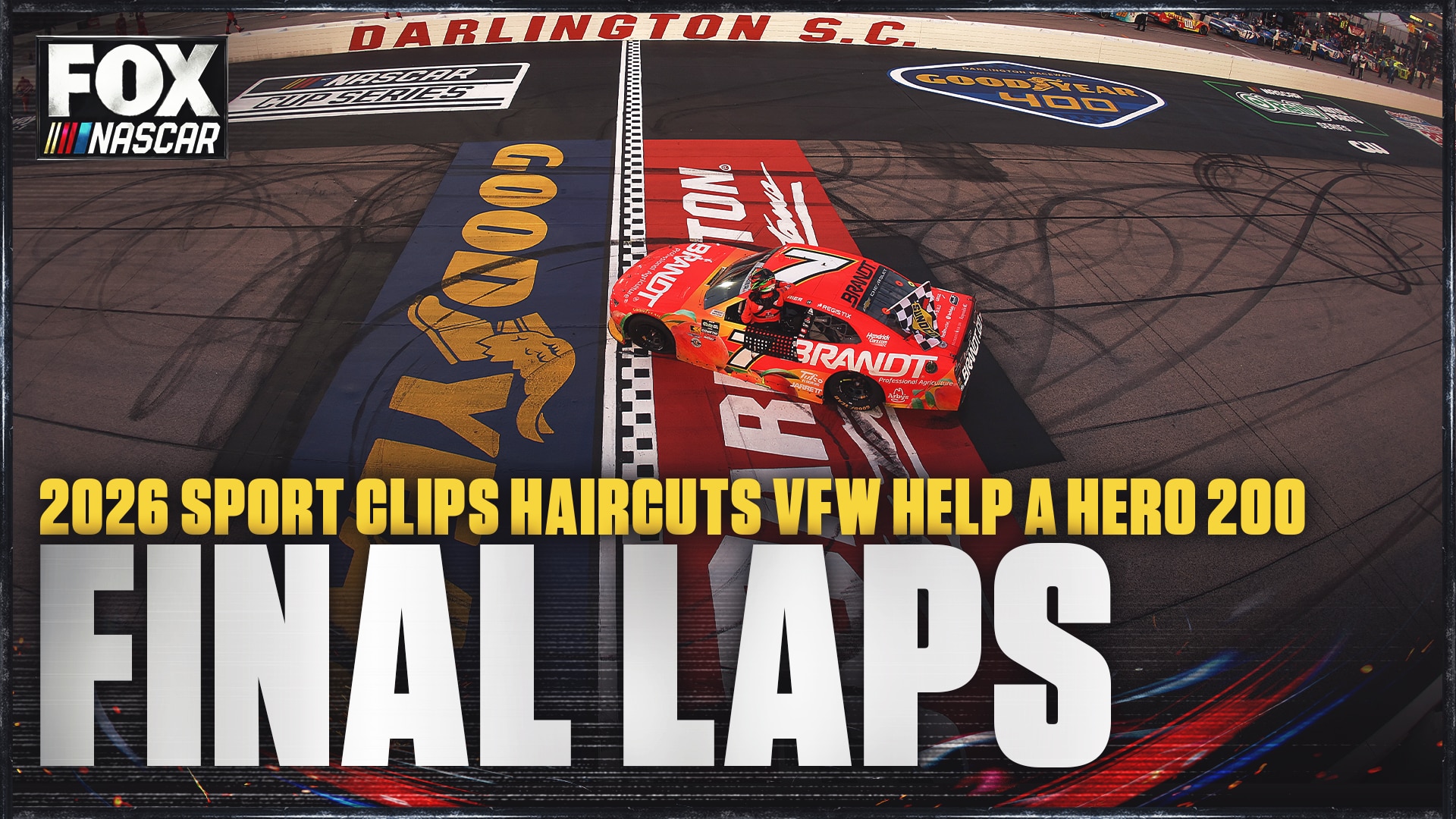 FINAL LAPS: Justin Allgaier takes checkered flag at Darlington Raceway | NASCAR on FOX