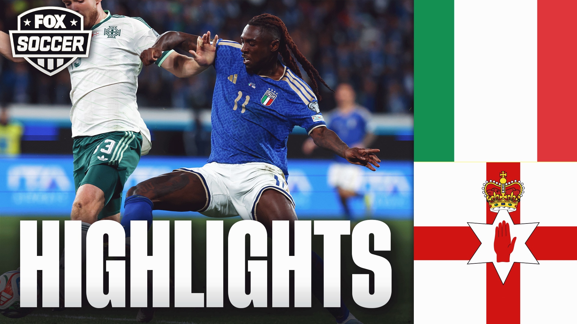 Italy vs. Northern Ireland | FIFA World Cup 2026™ UEFA Qualifiers Highlights ⚽️ FOX Soccer