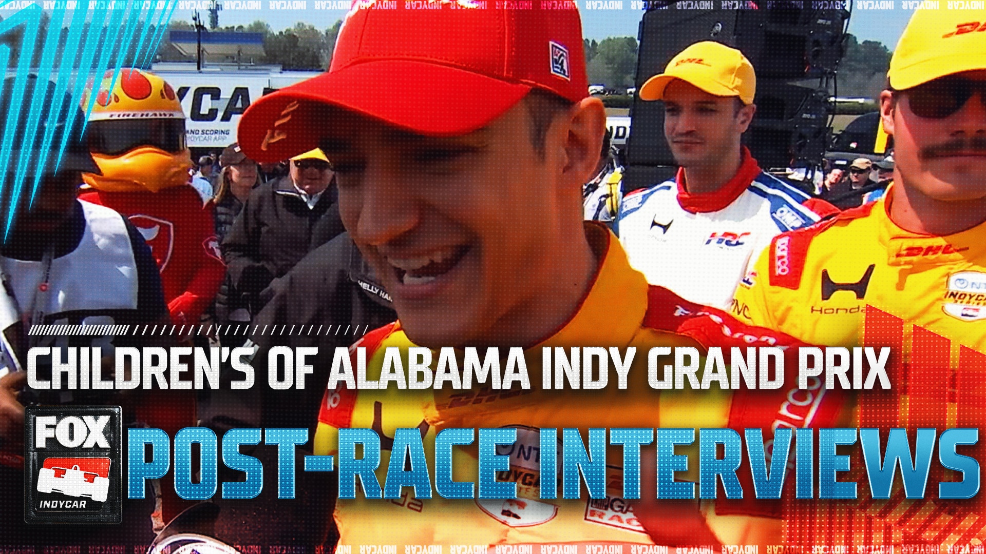 POST-RACE INTERVIEWS: Alex Palou, Christian Lundgaard & more after Children’s of Alabama Grand Prix