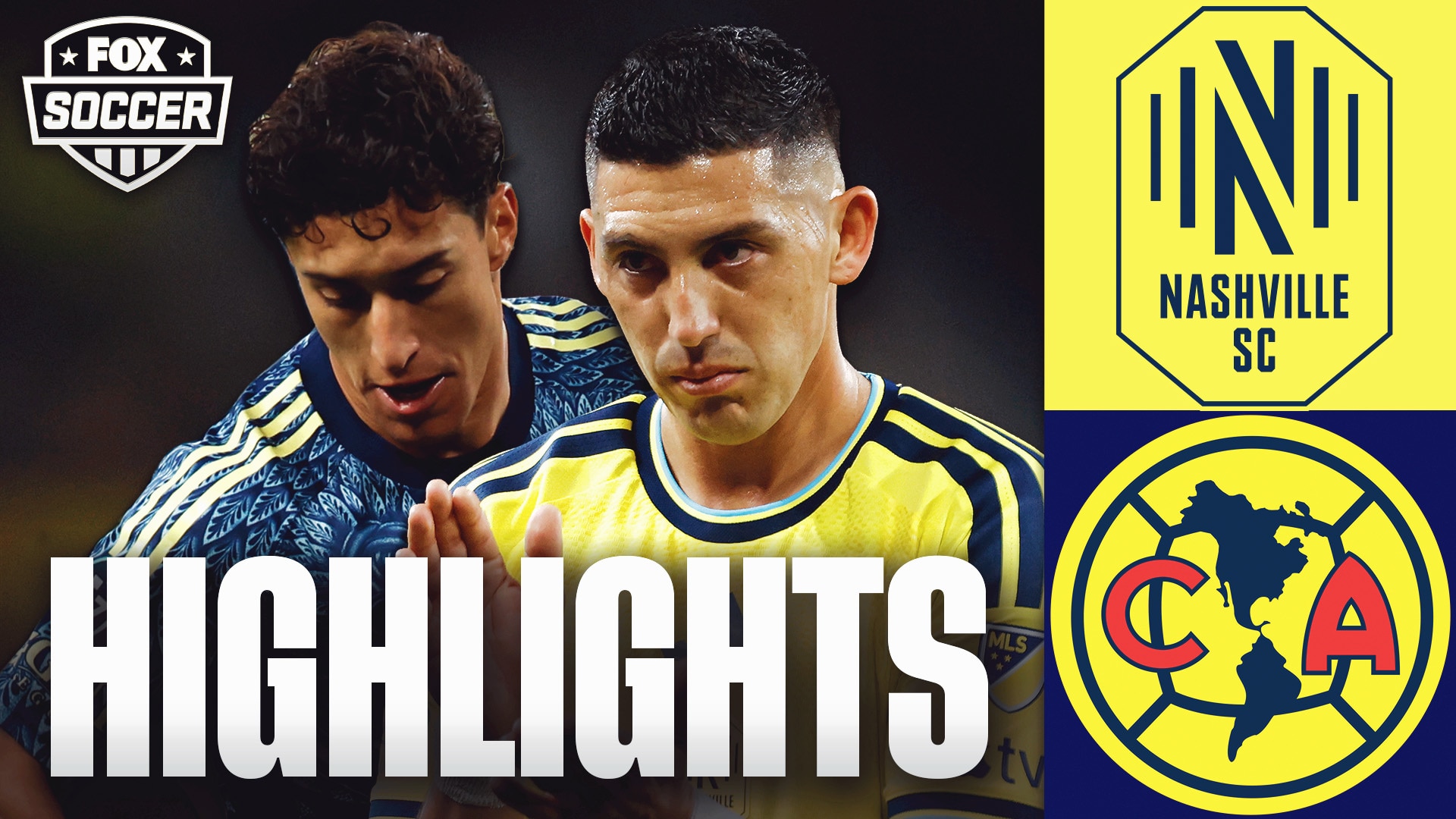 Nashville SC vs. Club América Concacaf Champions Cup Highlights ⚽️ FOX Soccer