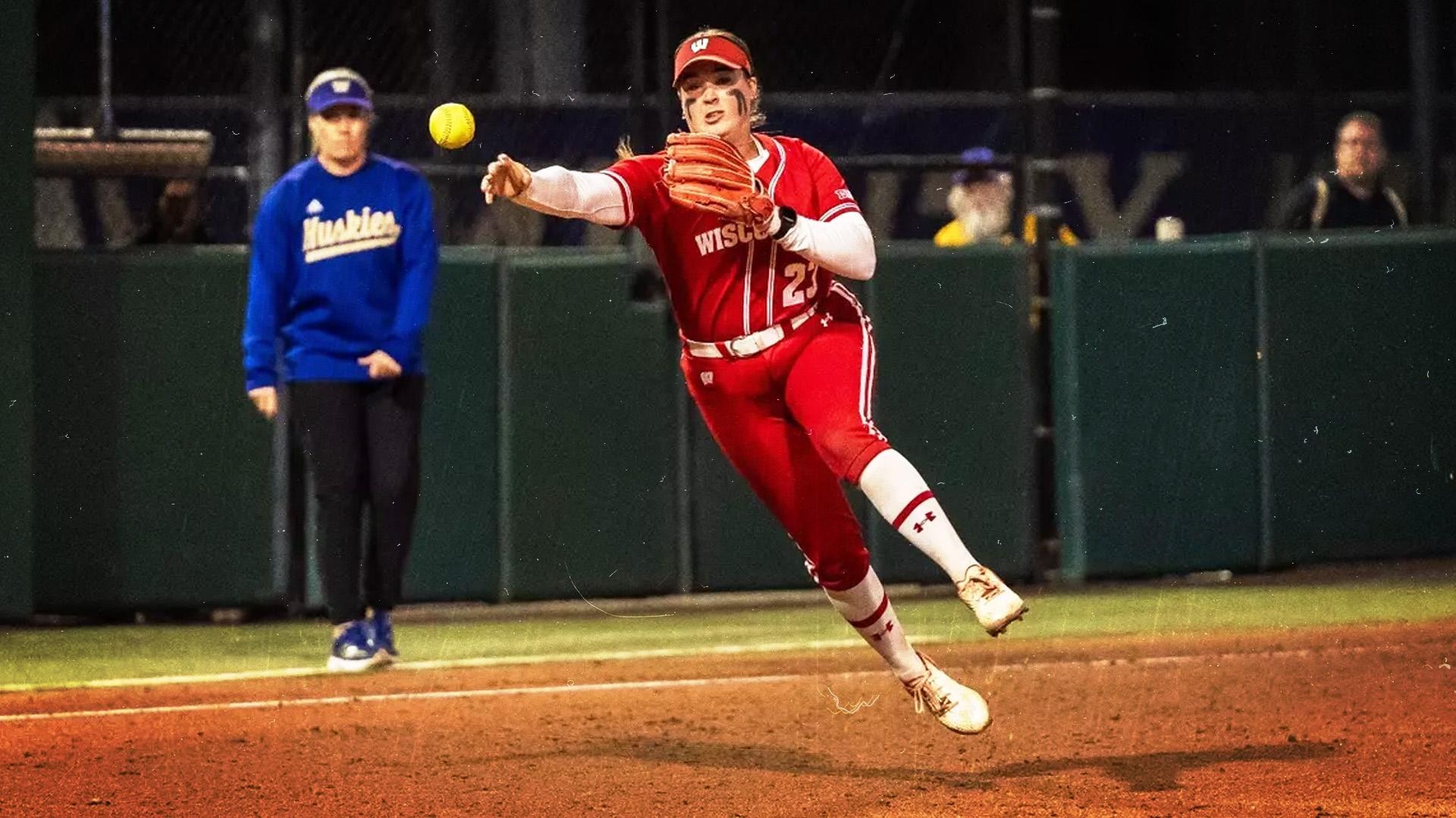 Spotlighting Hilary Blomberg | Wisconsin Softball | At The Plate