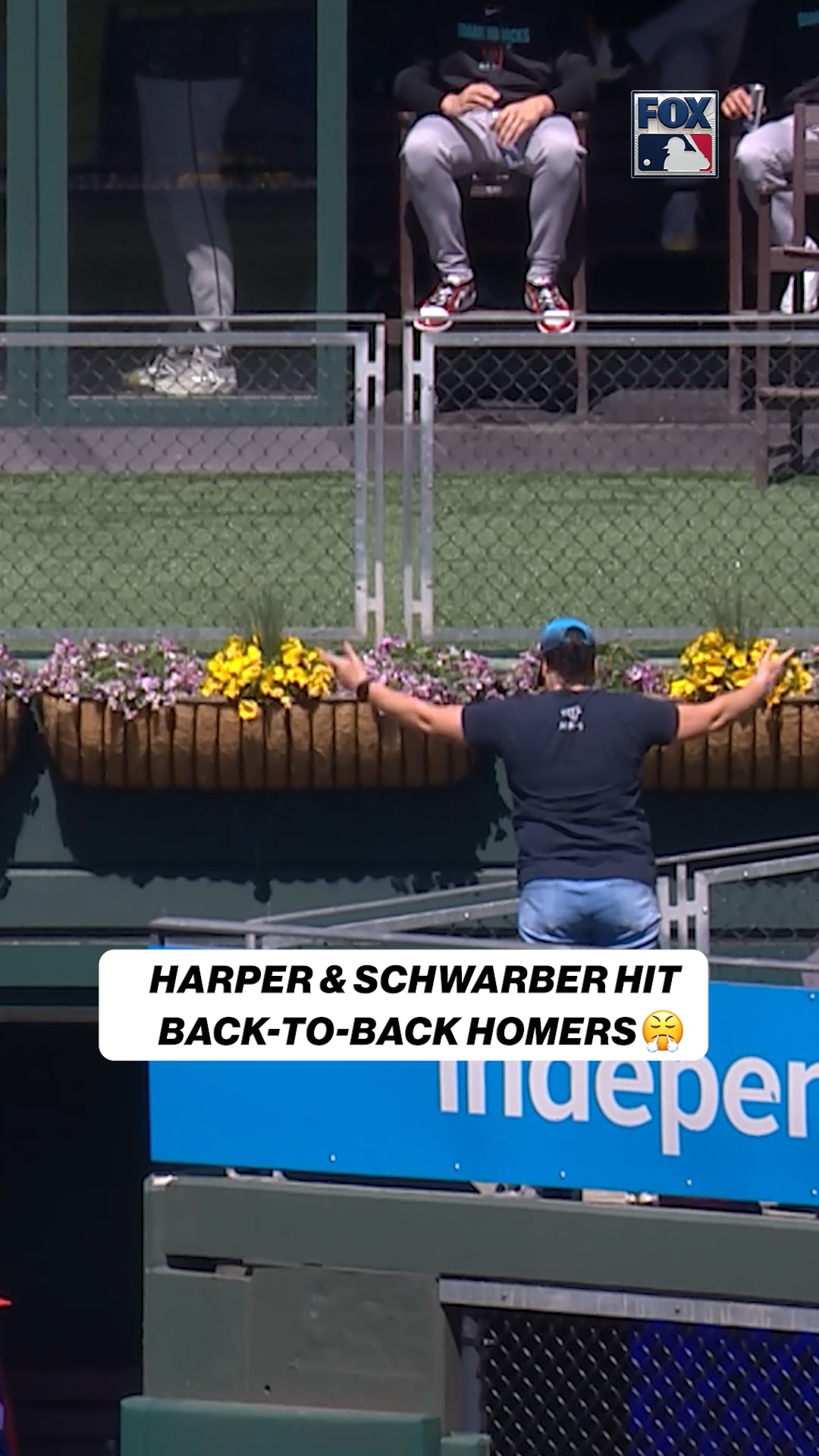 Harper & Schwarber CRUSH back-to-back HR 💪