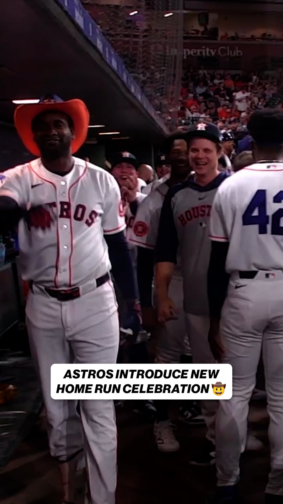 Hit a home run like Yordan Alvarez, wear a cowboy hat! 🤠