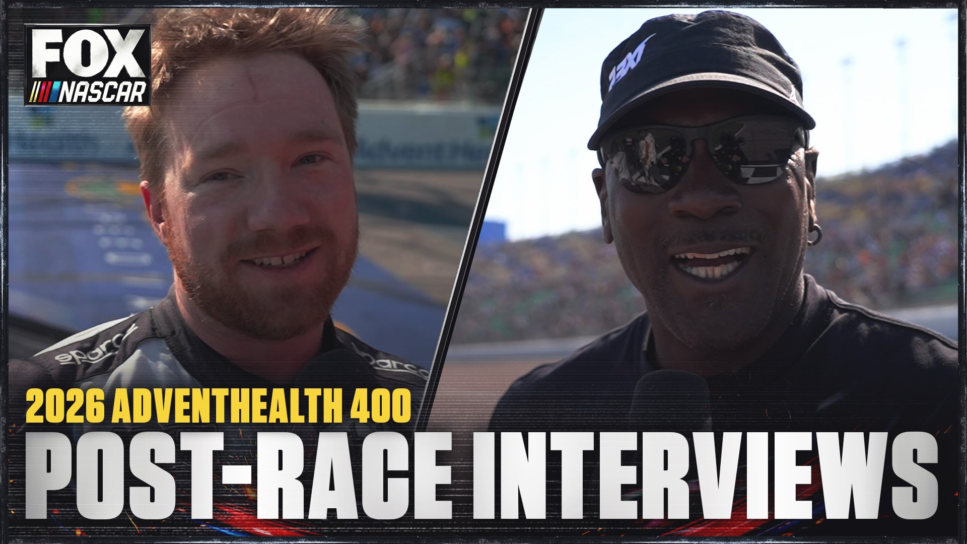 Tyler Reddick, Michael Jordan & more interviews after the AdventHealth 400 🏁 NASCAR ON FOX
