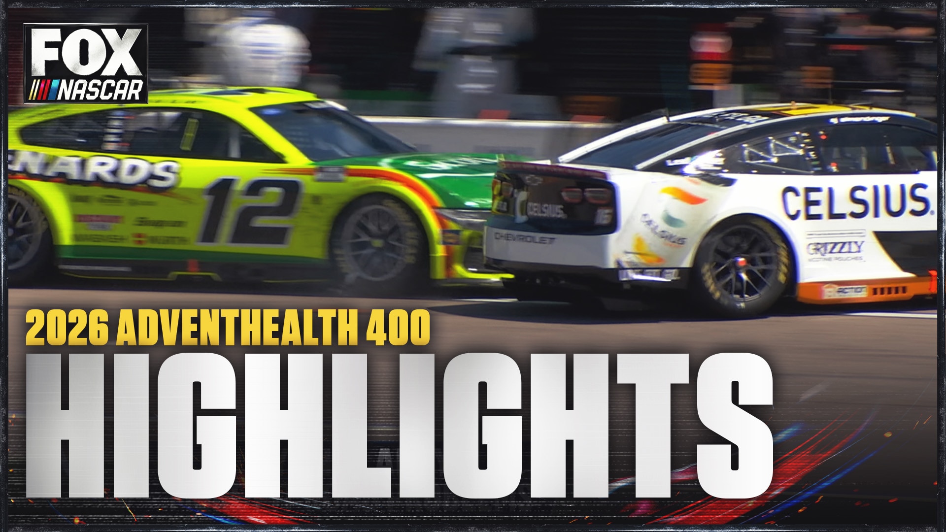 NASCAR Cup Series: AdventHealth 400 Highlights at Kansas 🏁 NASCAR on FOX
