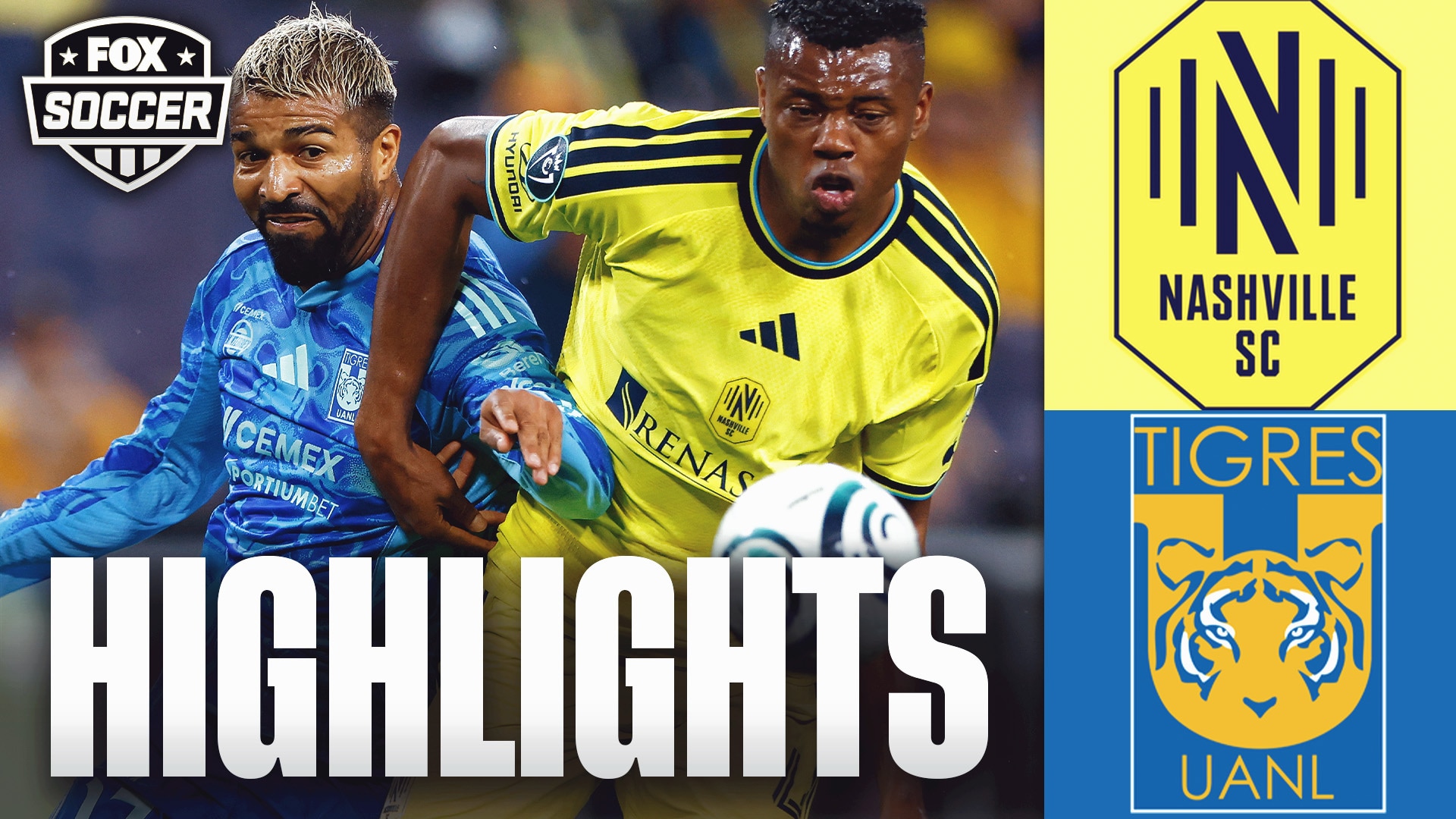 Tigres UANL vs. Nashville SC CONCACAF Champions Cup Highlights ⚽️ FOX Soccer