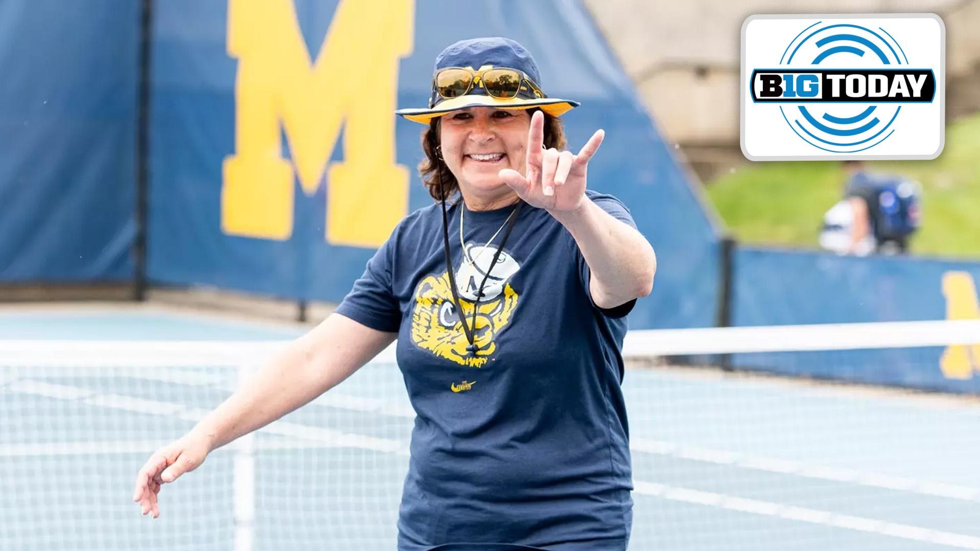 Michigan Women's Tennis Coach Ronni Bernstein on B1G Tournament Victory | B1G Today Interview