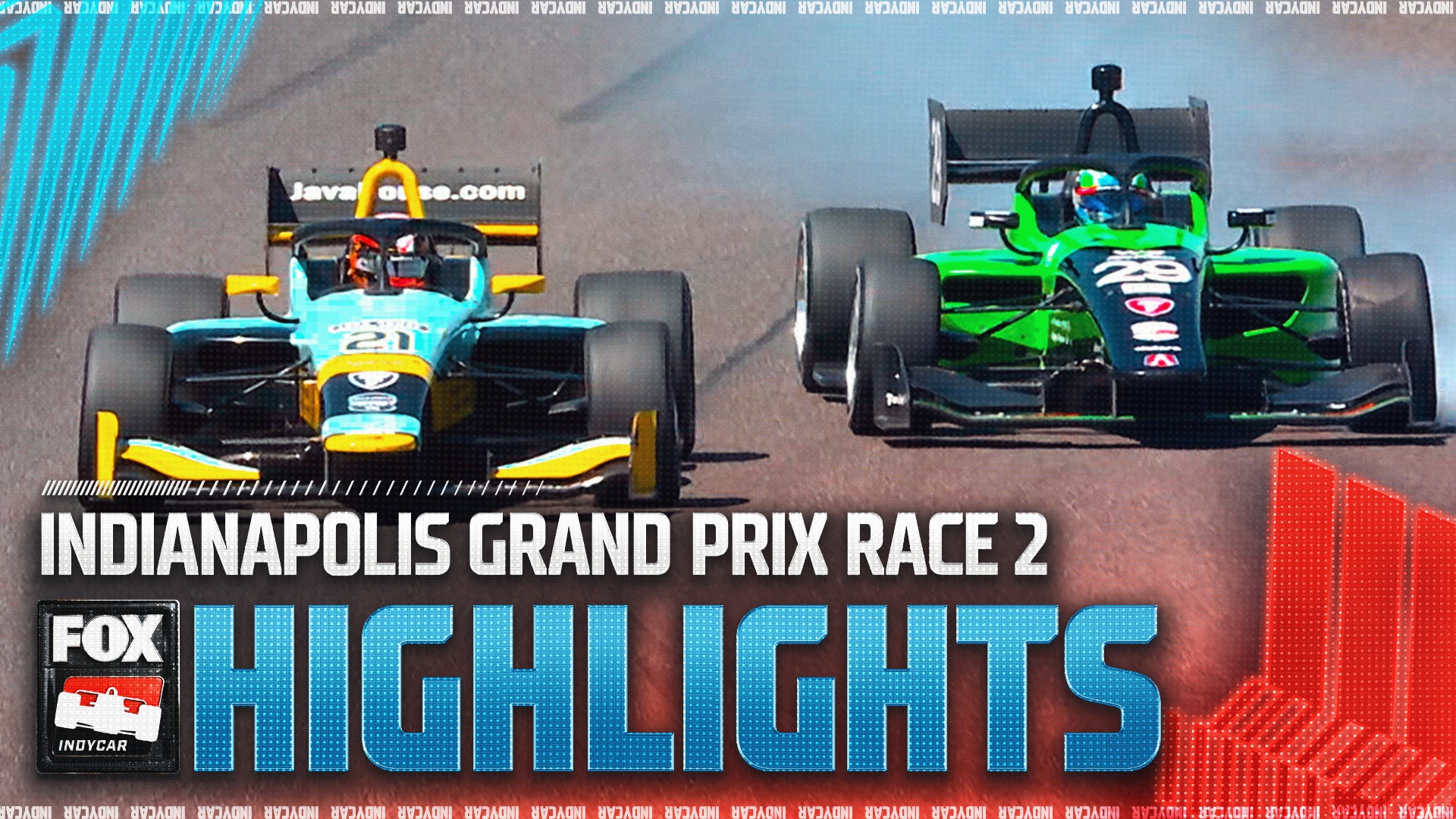 INDY NXT: Indianapolis Grand Prix Race 2 Highlights ๐ INDYCAR on FOX