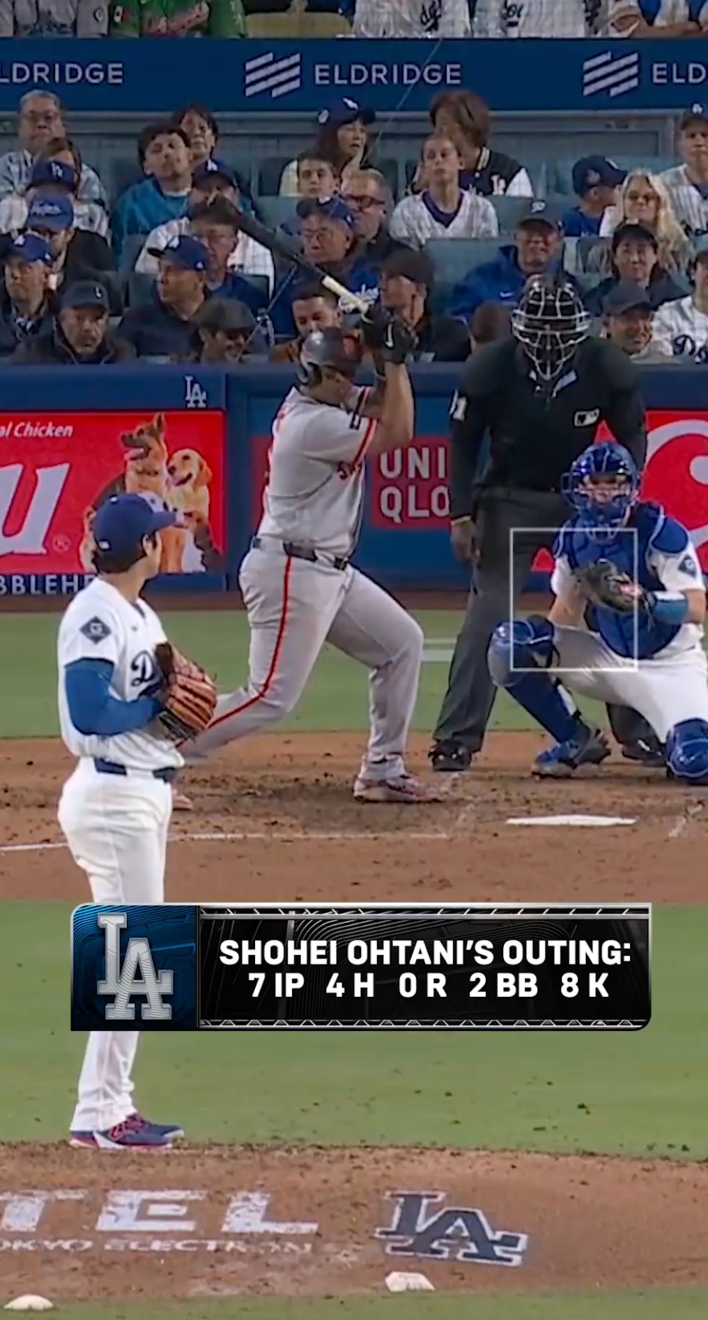 Shohei Ohtani lowered his ERA to 0.82 💪