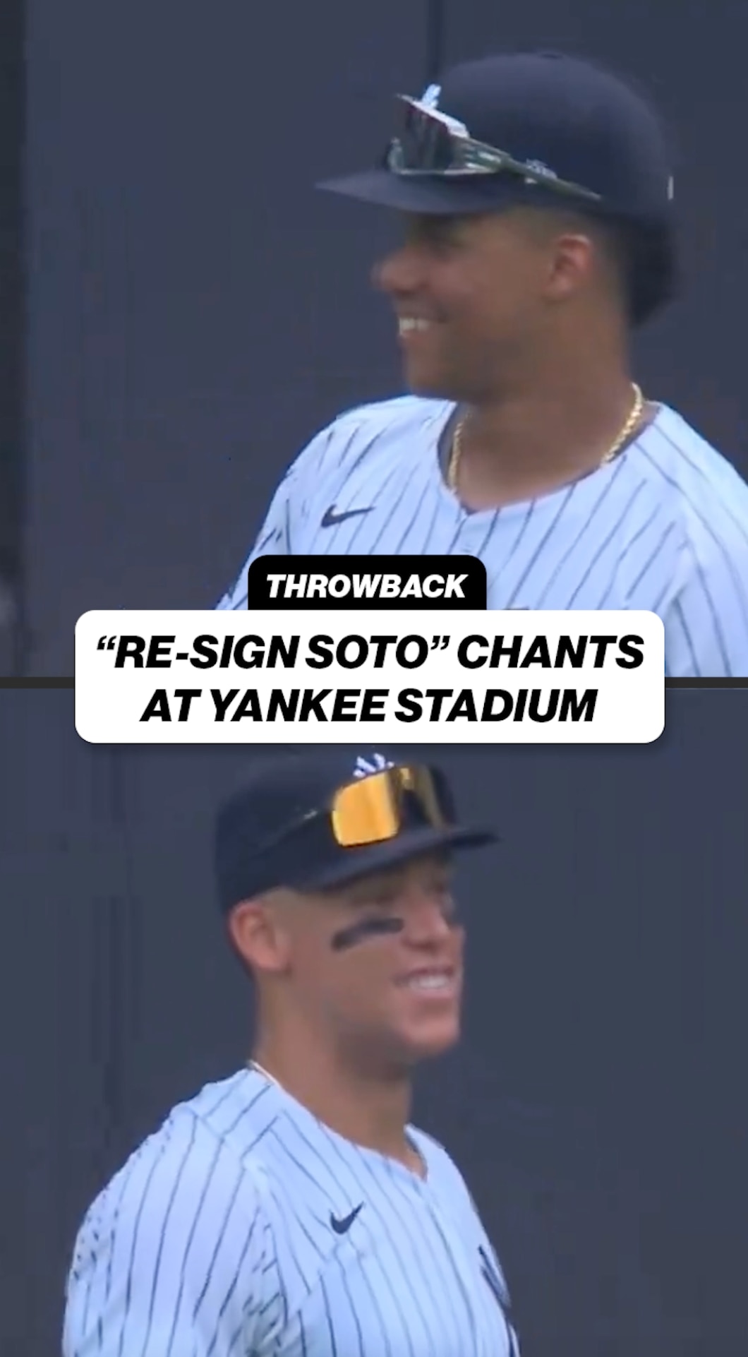 Throwback to when the Bleacher Creatures gave their best effort to keep Juan Soto in the Bronx 😂
