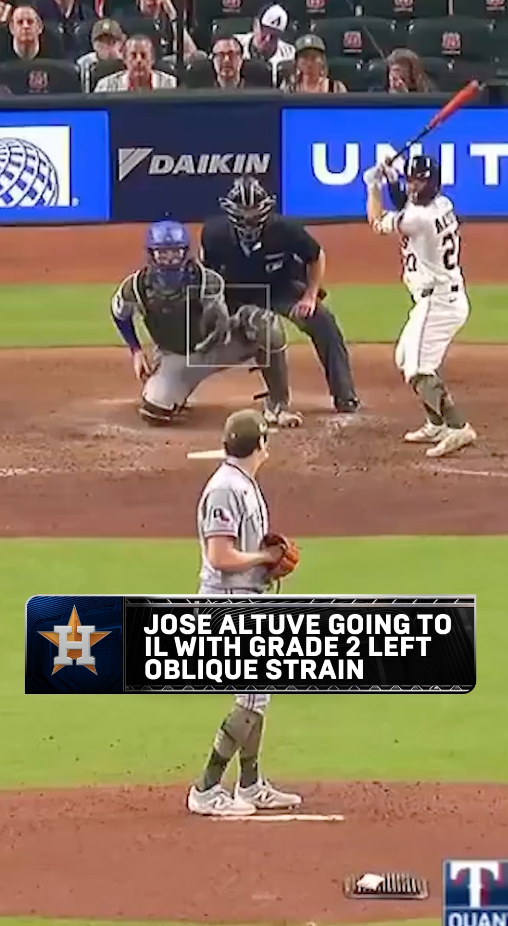 Jose Altuve is headed to the IL