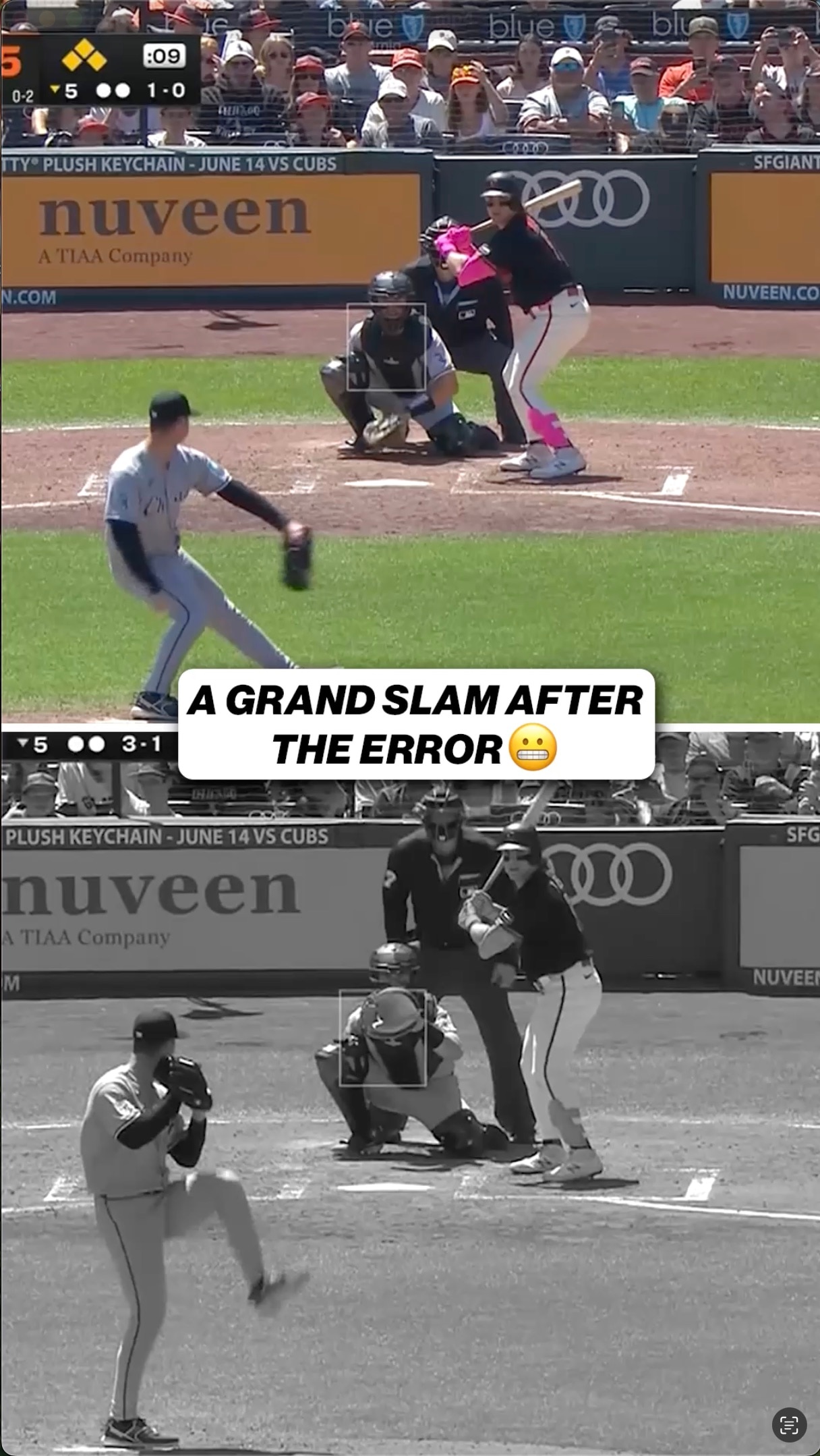 Harrison Bader was bailed out by Miguel Vargas and the sun ☀️
