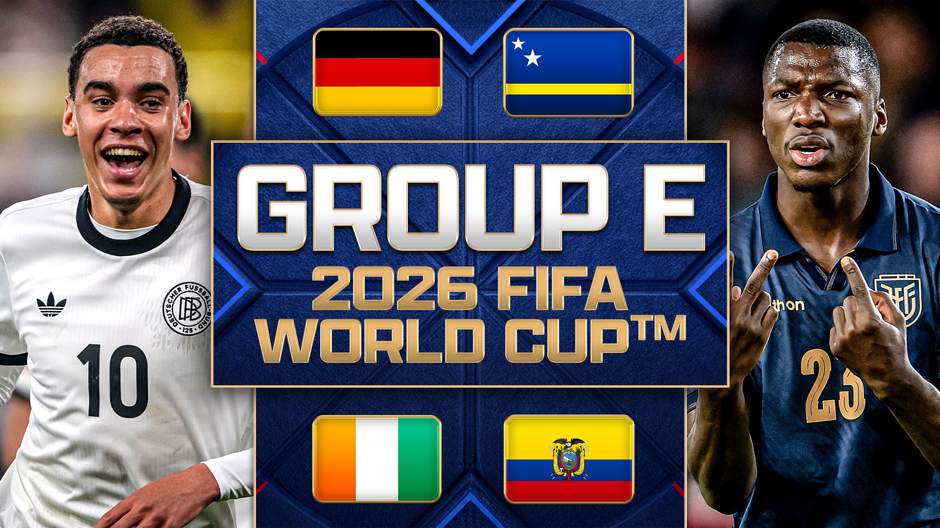 FIFA ⚽ ワールドカップ2026 ⚽ コークオン限定ユニ ［4枚セット］ Group E Preview: Germany, Curaçao, Ivory Coast, Ecuador | FOX Sports