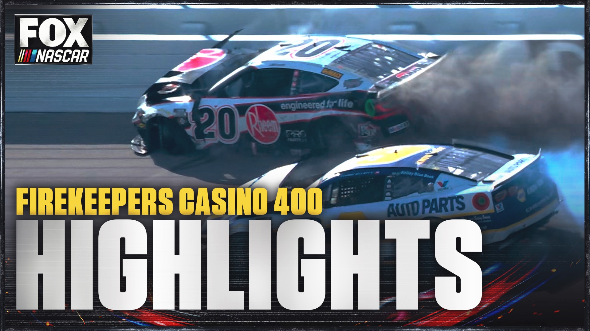 NASCAR Cup Series: FireKeepers Casino 400 Highlights 🏁 NASCAR on