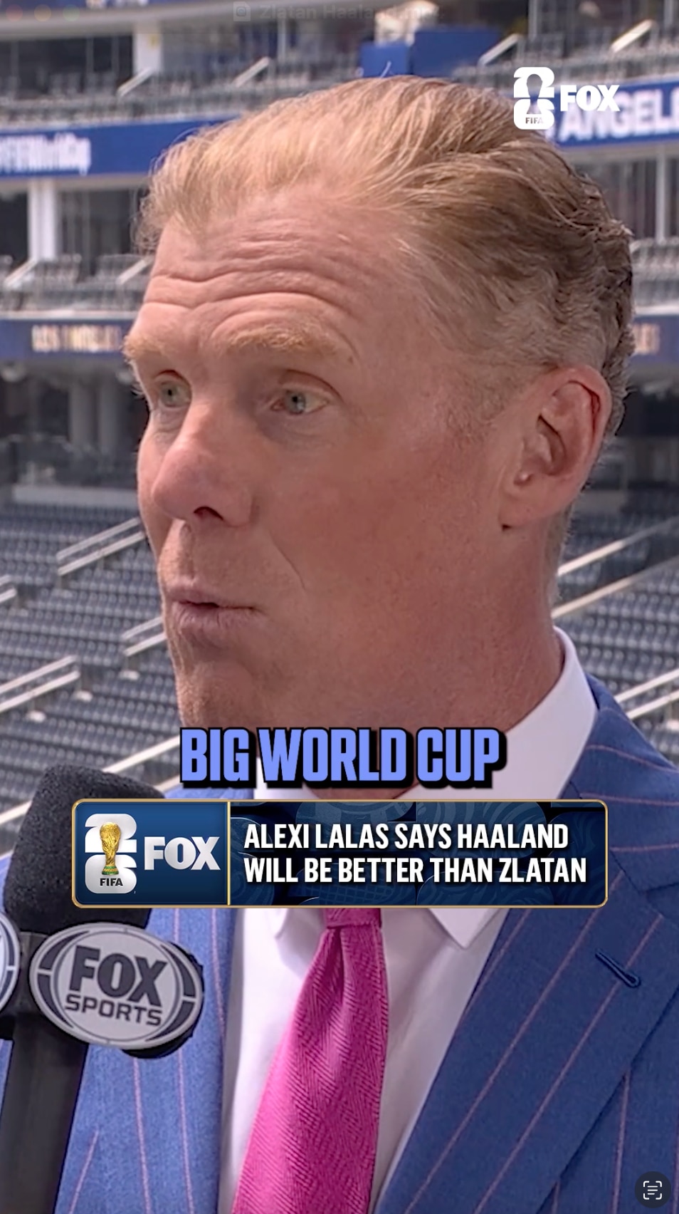 Erling Haaland over Zlatan Ibrahimović? @alexilalas with a strong
